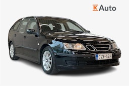 musta Saab 9-3 2006 kuva 1.