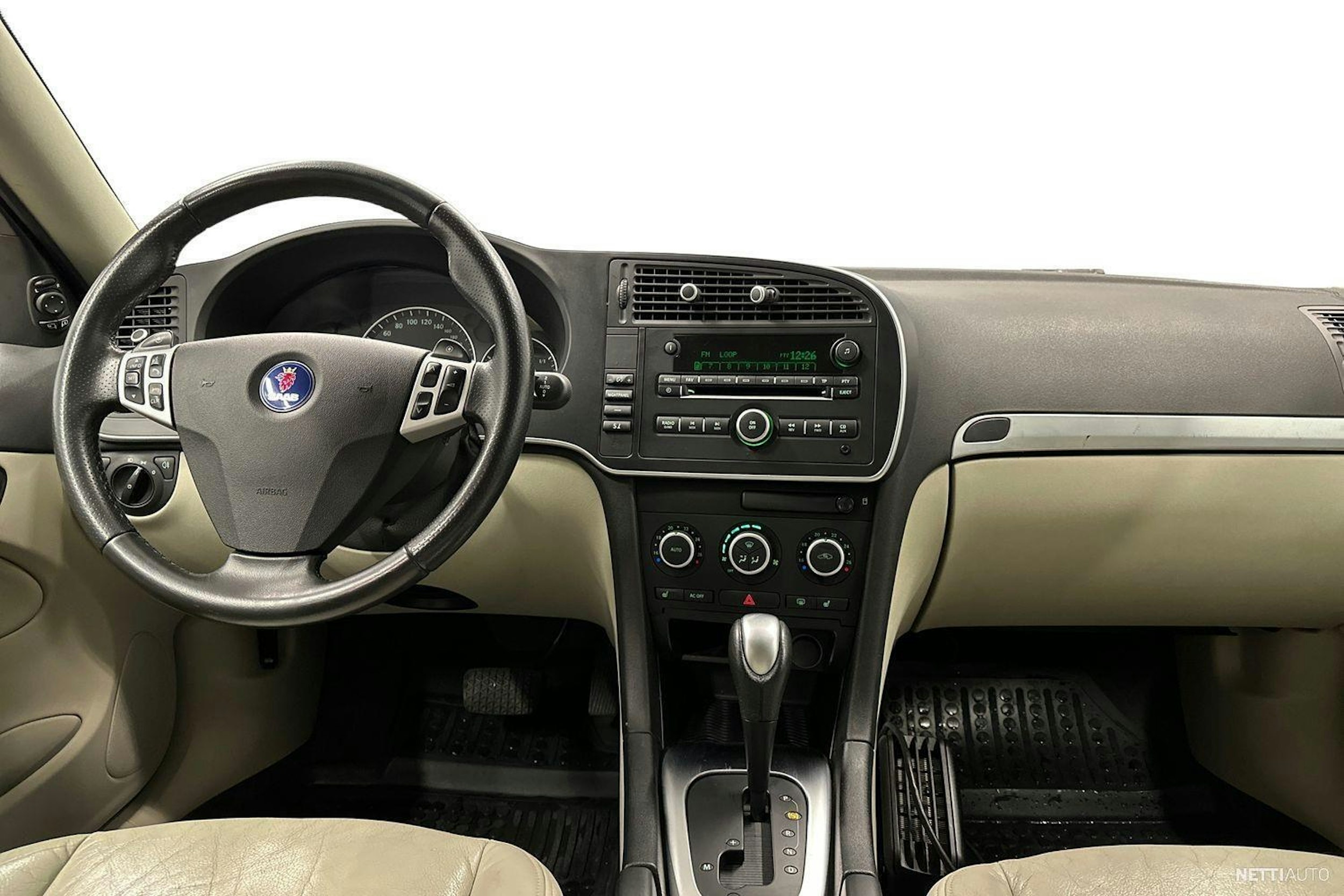 musta Saab 9-3 2008 kuva 9.