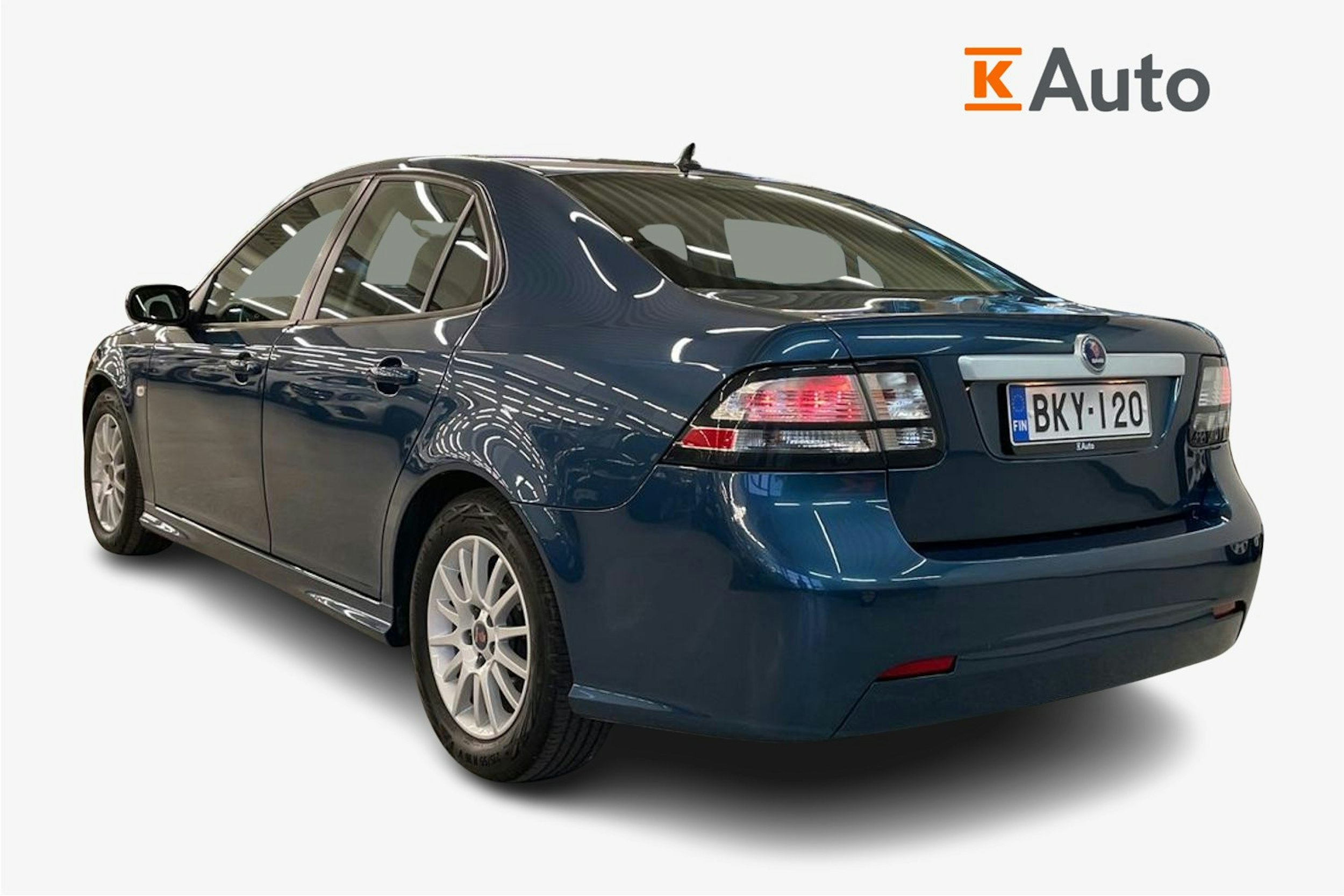 Sininen Saab 9-3 2008 kuva 2.