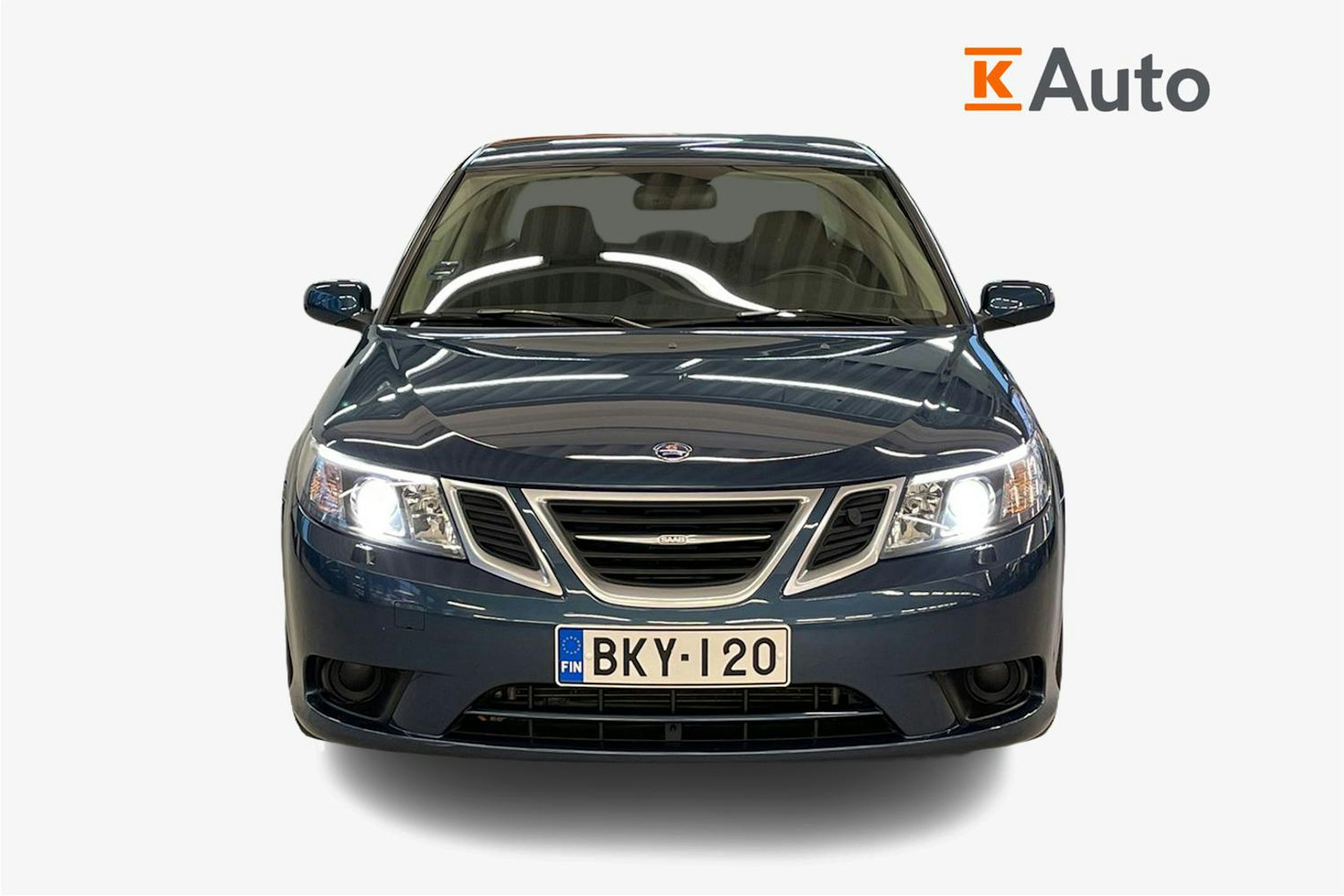 Sininen Saab 9-3 2008 kuva 5.