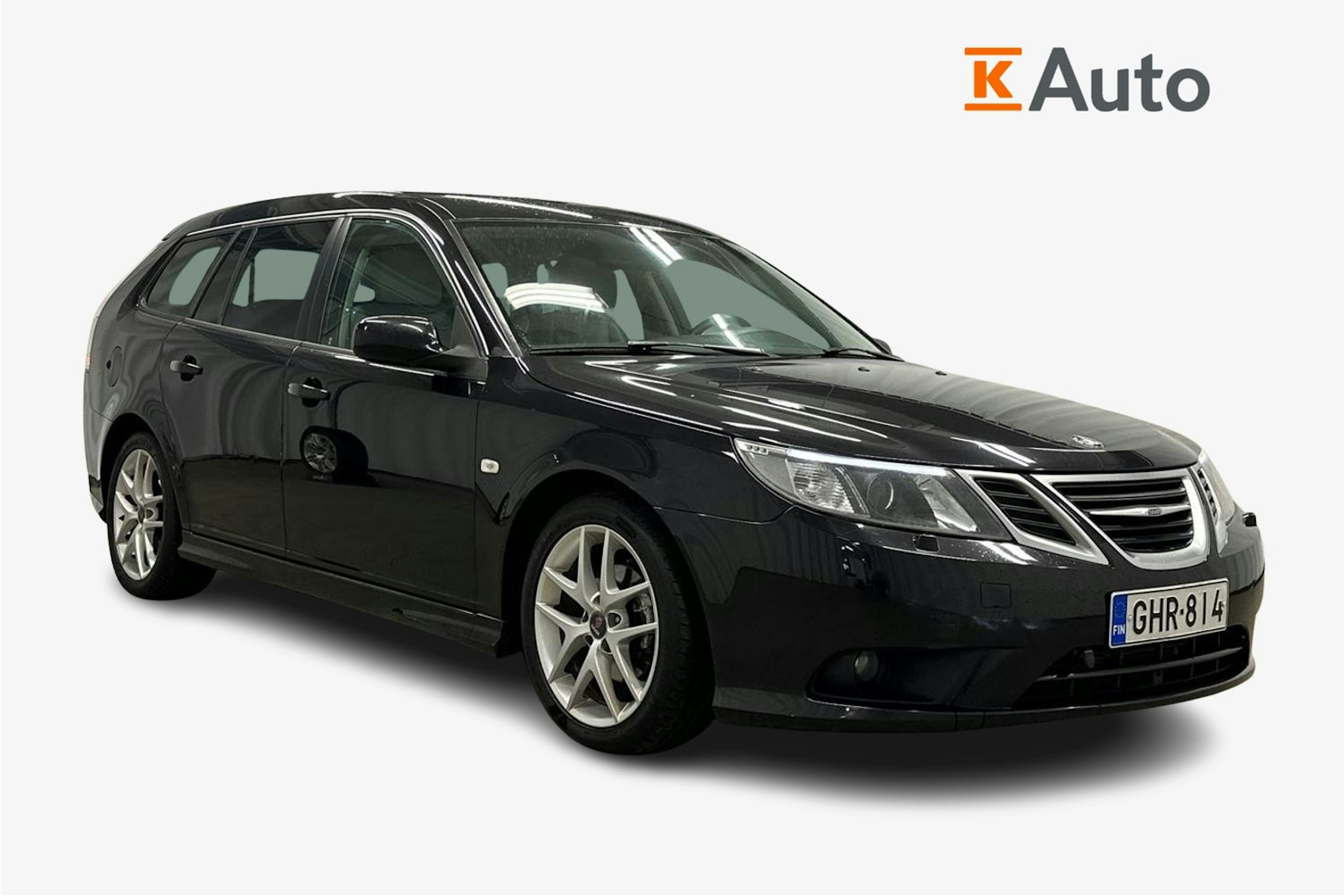 musta Saab 9-3 2008 kuva 1.