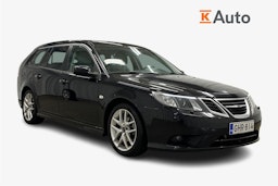 musta Saab 9-3 2008 kuva 1.