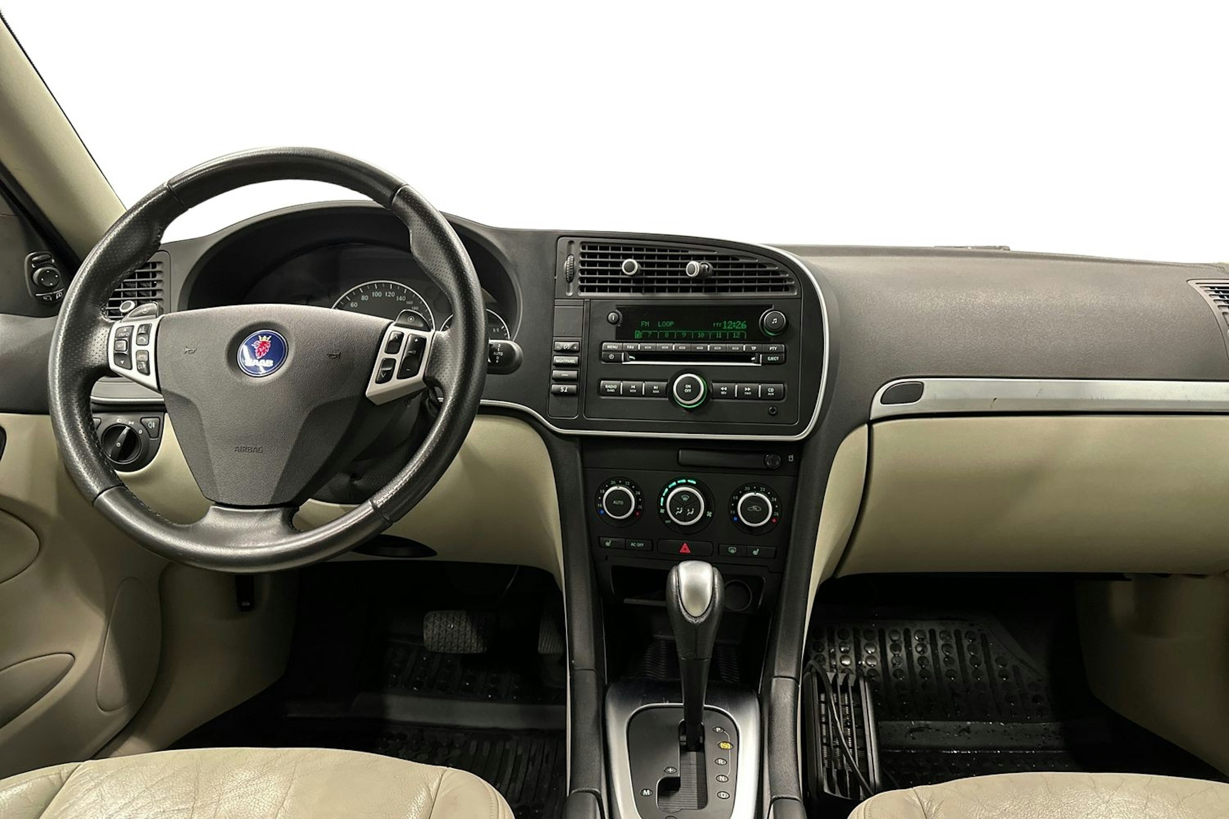 musta Saab 9-3 2008 kuva 9.