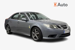 Harmaa Saab 9-3 2008 kuva 1.