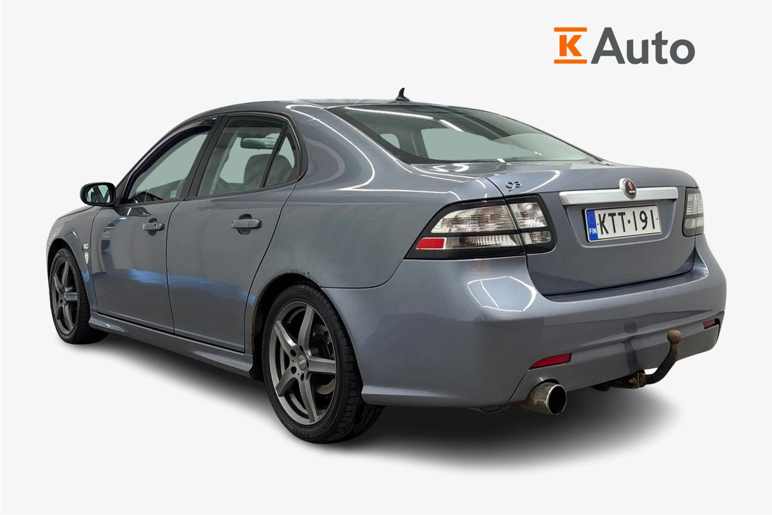Harmaa Saab 9-3 2008 kuva 2.