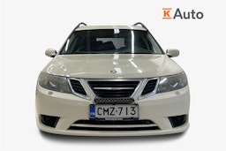 Valkoinen Saab 9-3 2009 kuva 4.