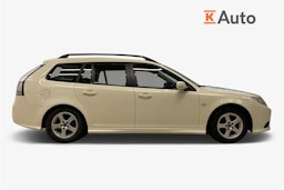 Valkoinen Saab 9-3 2009 kuva 5.