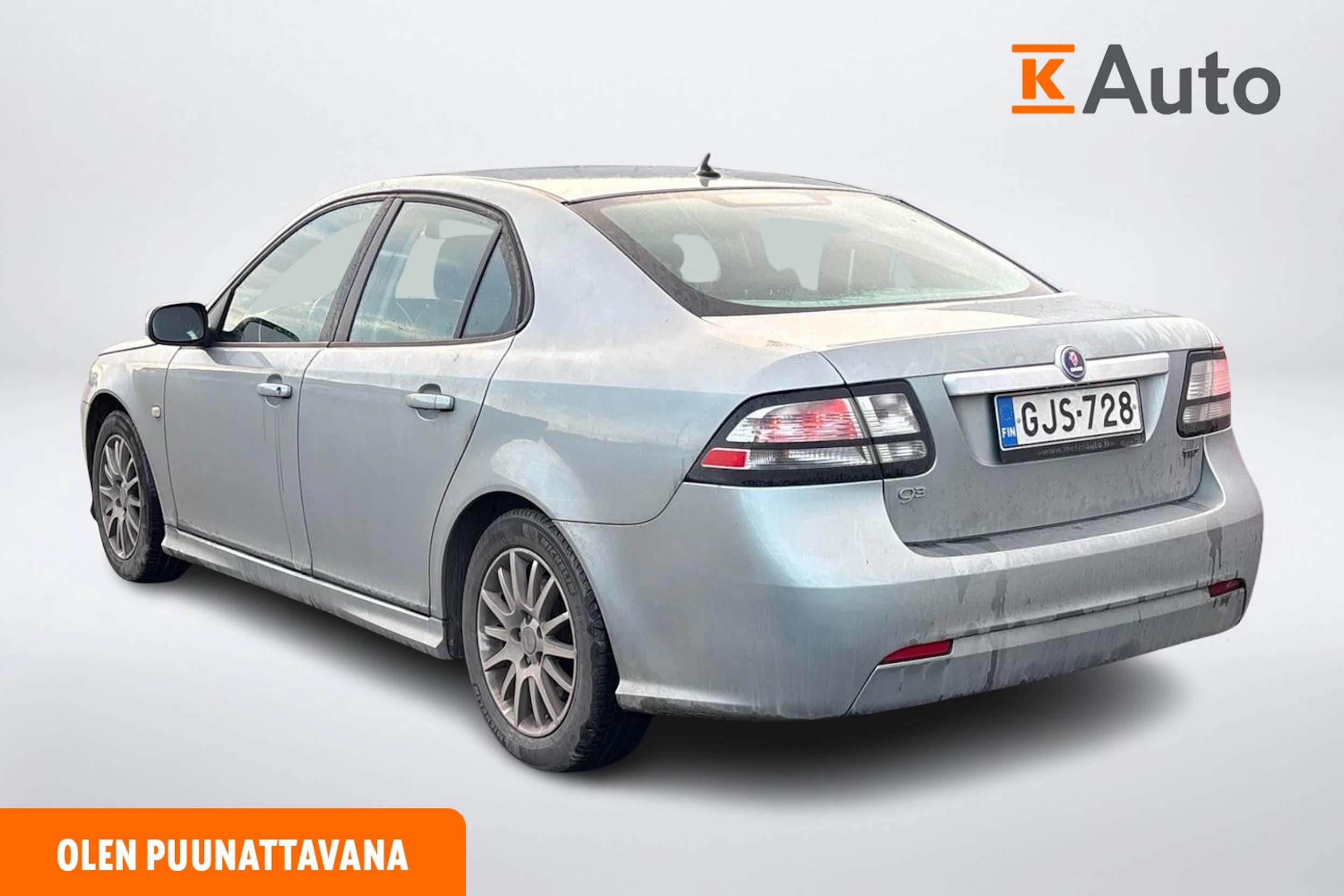 harmaa Saab 9-3 2011 kuva 2.