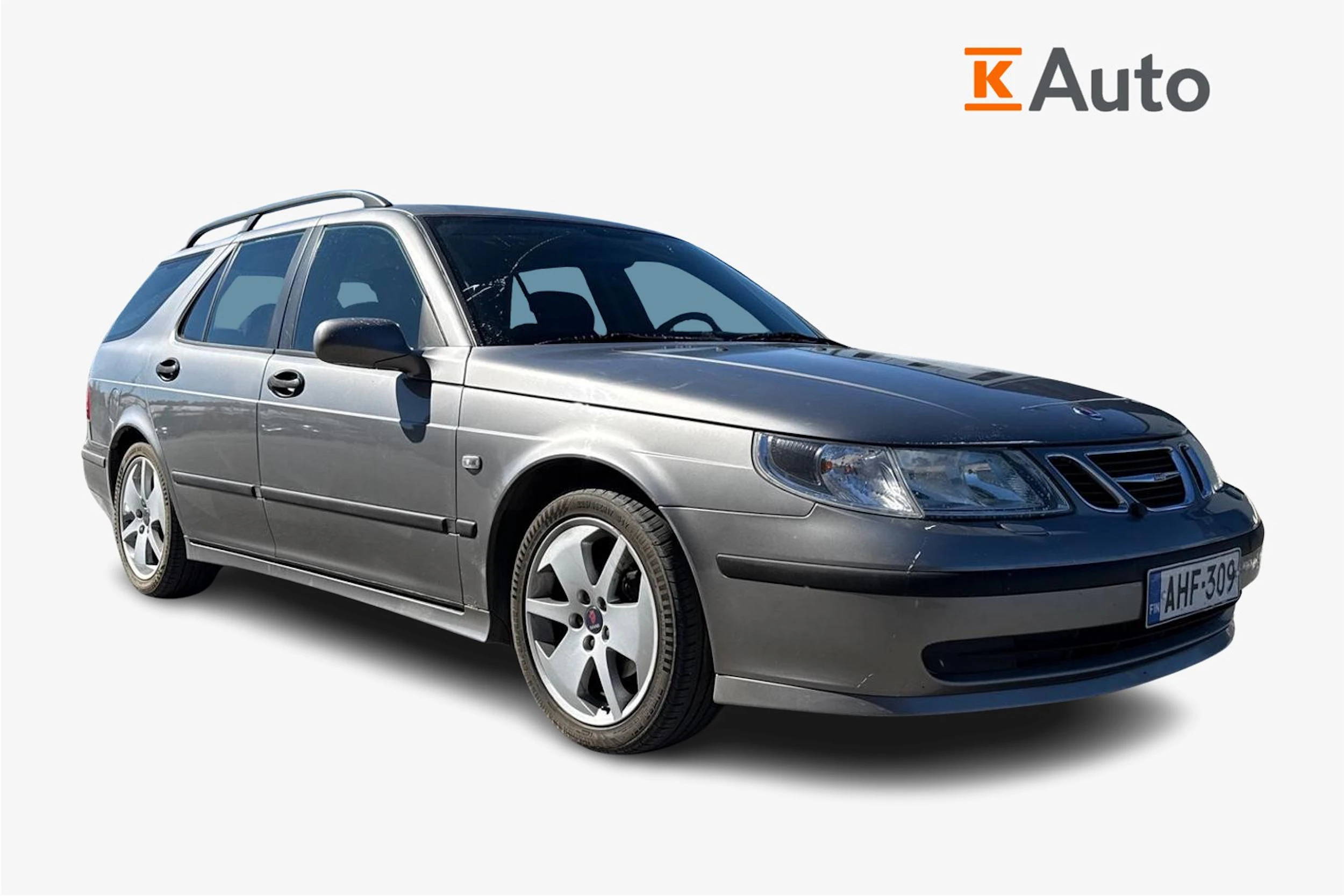 harmaa Saab 9-5 2004 kuva 1.