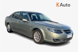 Vihreä Saab 9-5 2009 kuva 1.
