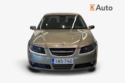 Vihreä Saab 9-5 2009 kuva 5.