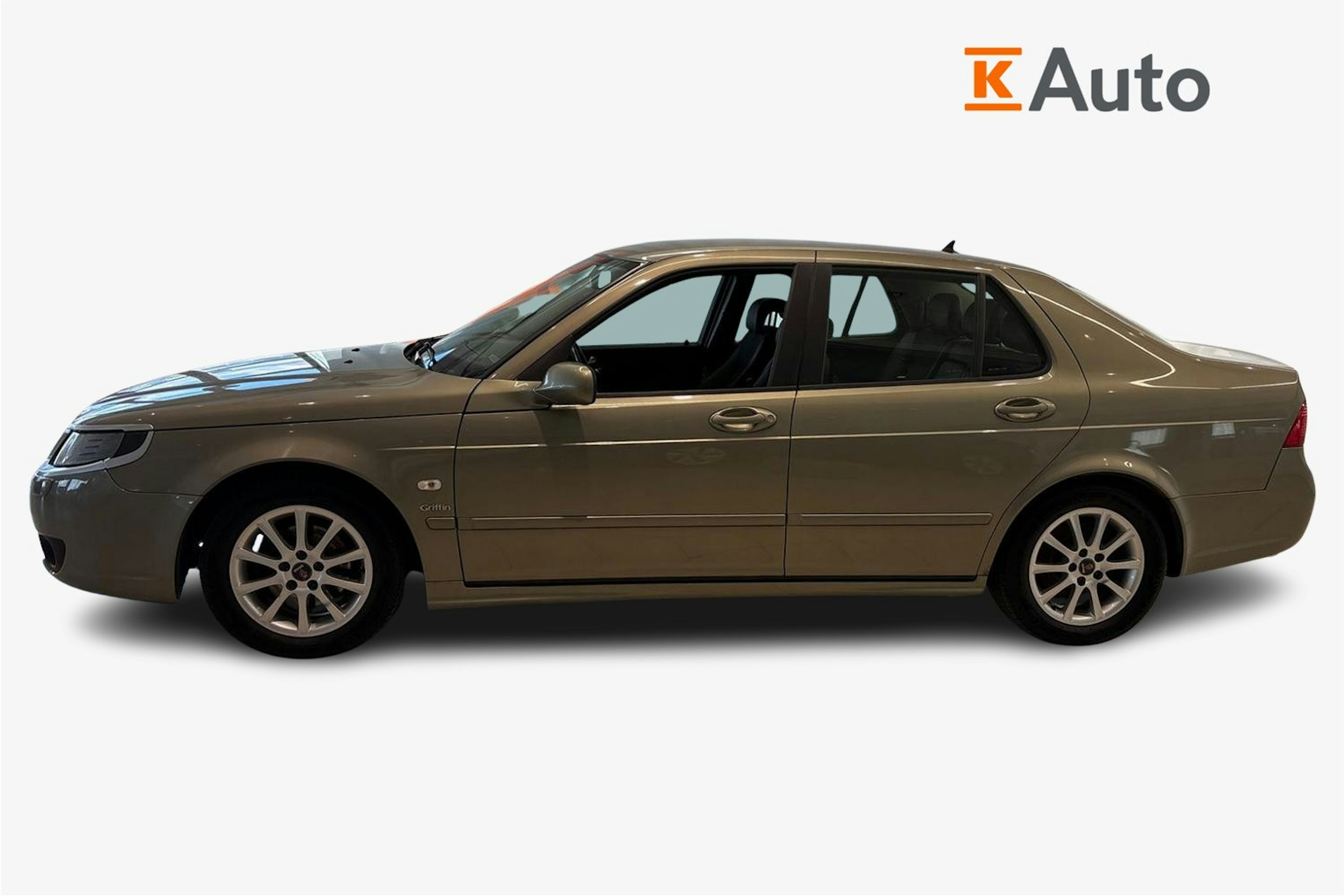Vihreä Saab 9-5 2009 kuva 6.