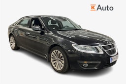musta Saab 9-5 2010 kuva 1.