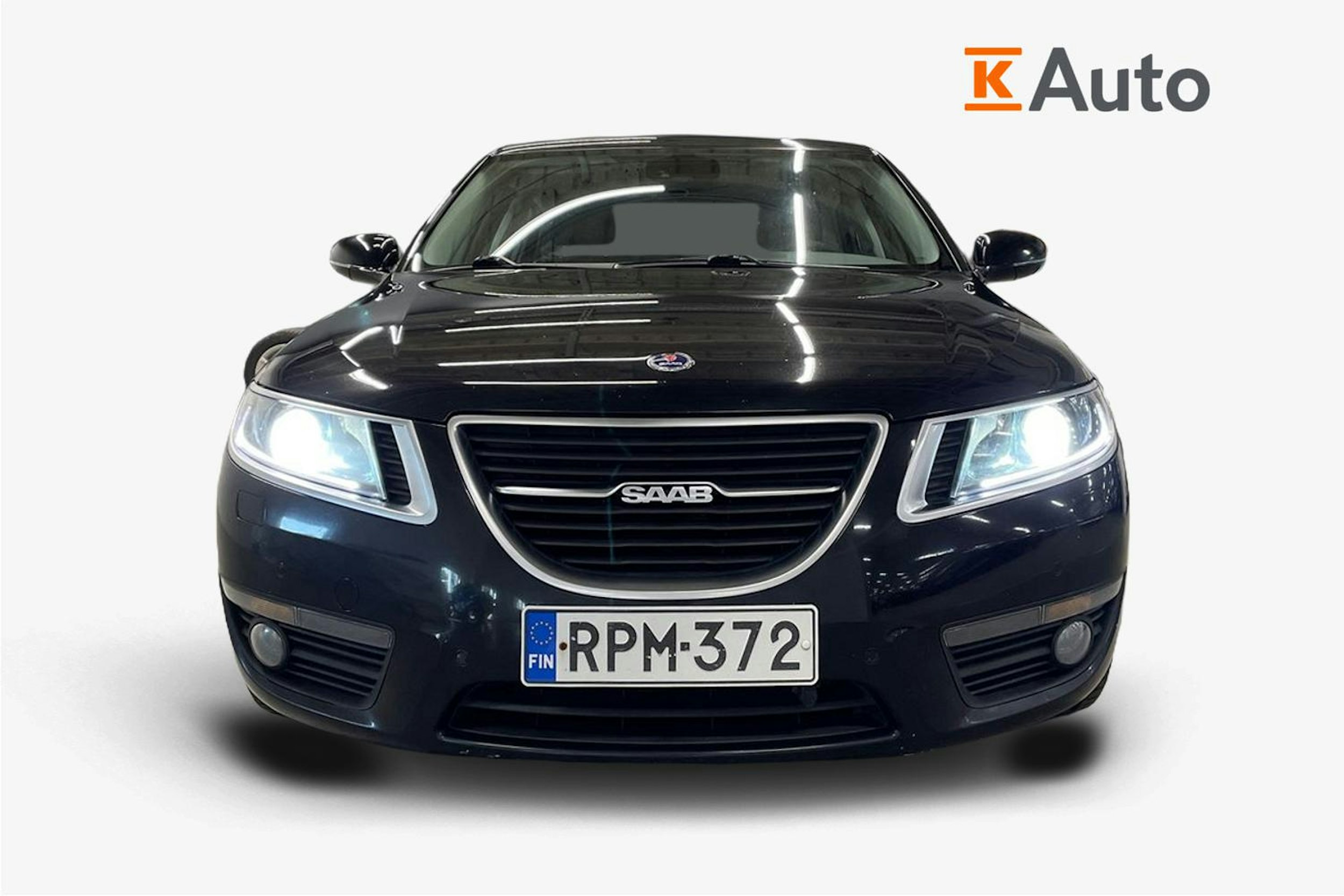 musta Saab 9-5 2010 kuva 5.