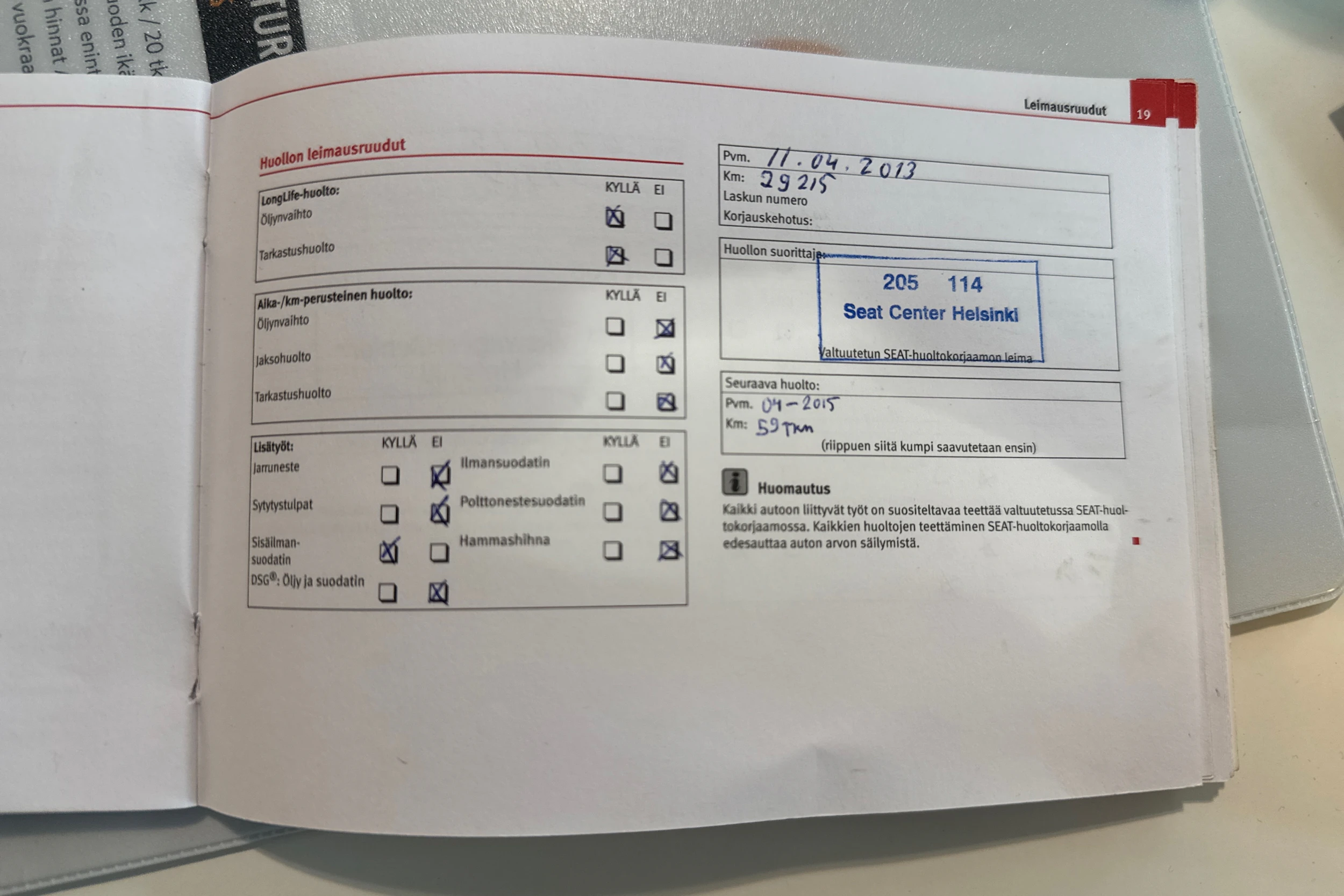 met. hopea SEAT Ibiza 2012 kuva 26.