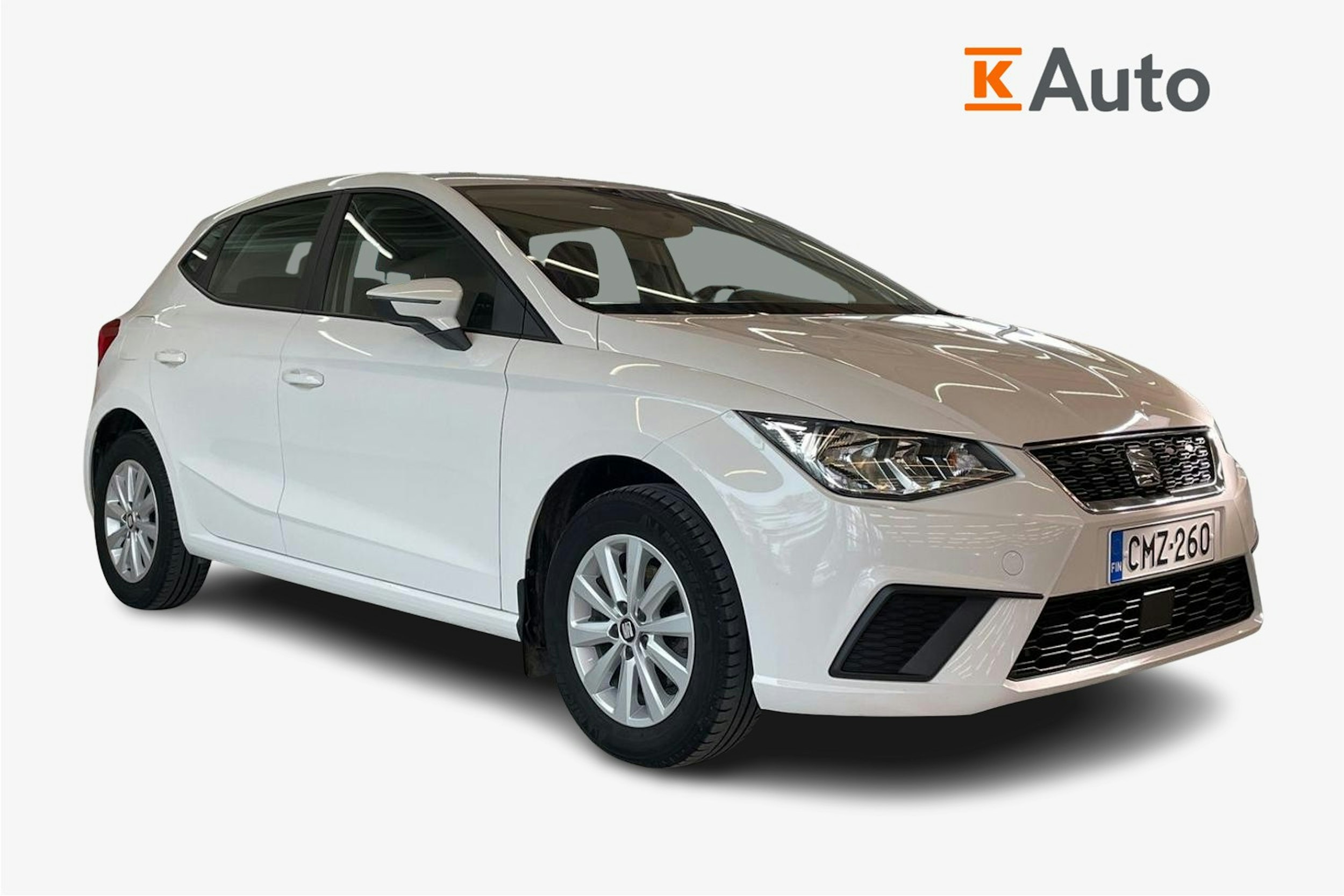 Valkoinen SEAT IBIZA 2019 kuva 1.