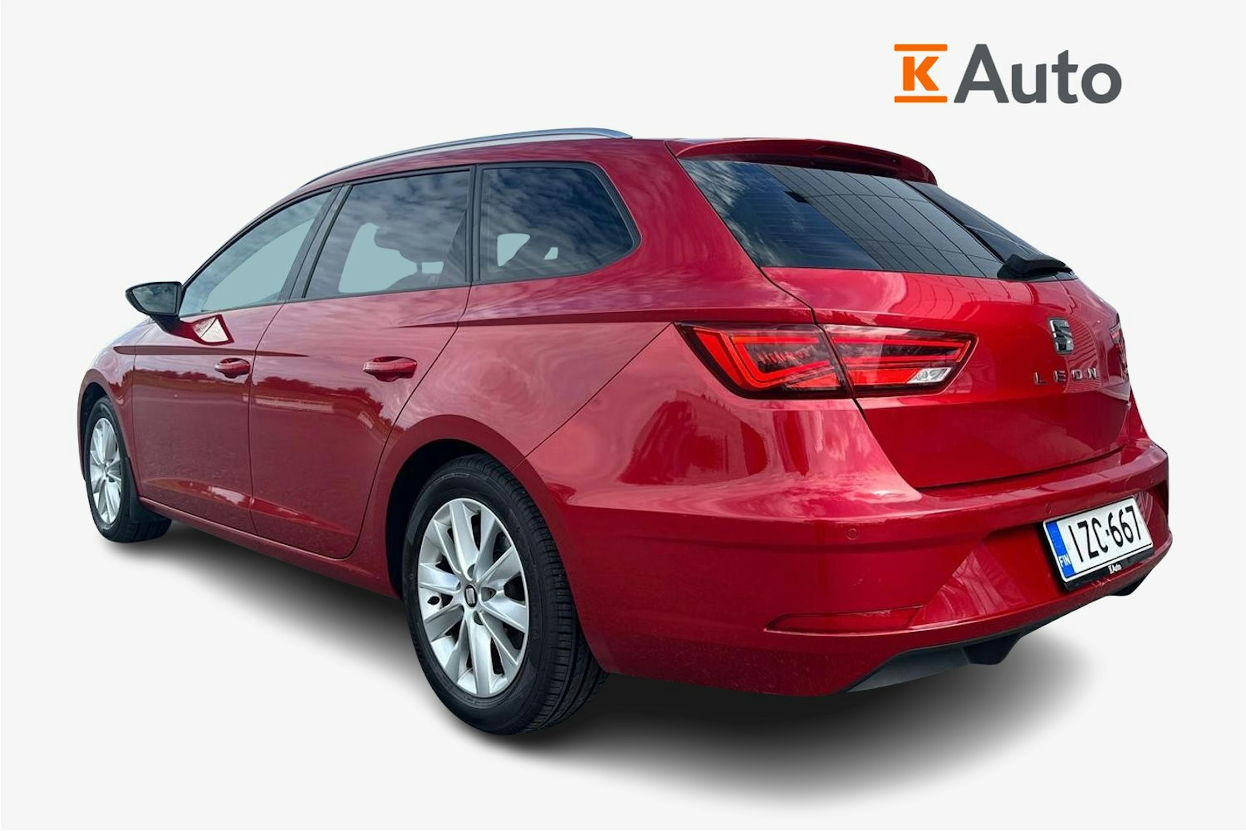 punainen SEAT Leon Sportourer ST 2019 kuva 2.