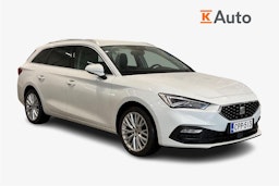 valkoinen SEAT Leon Sportstourer 2021 kuva 1.