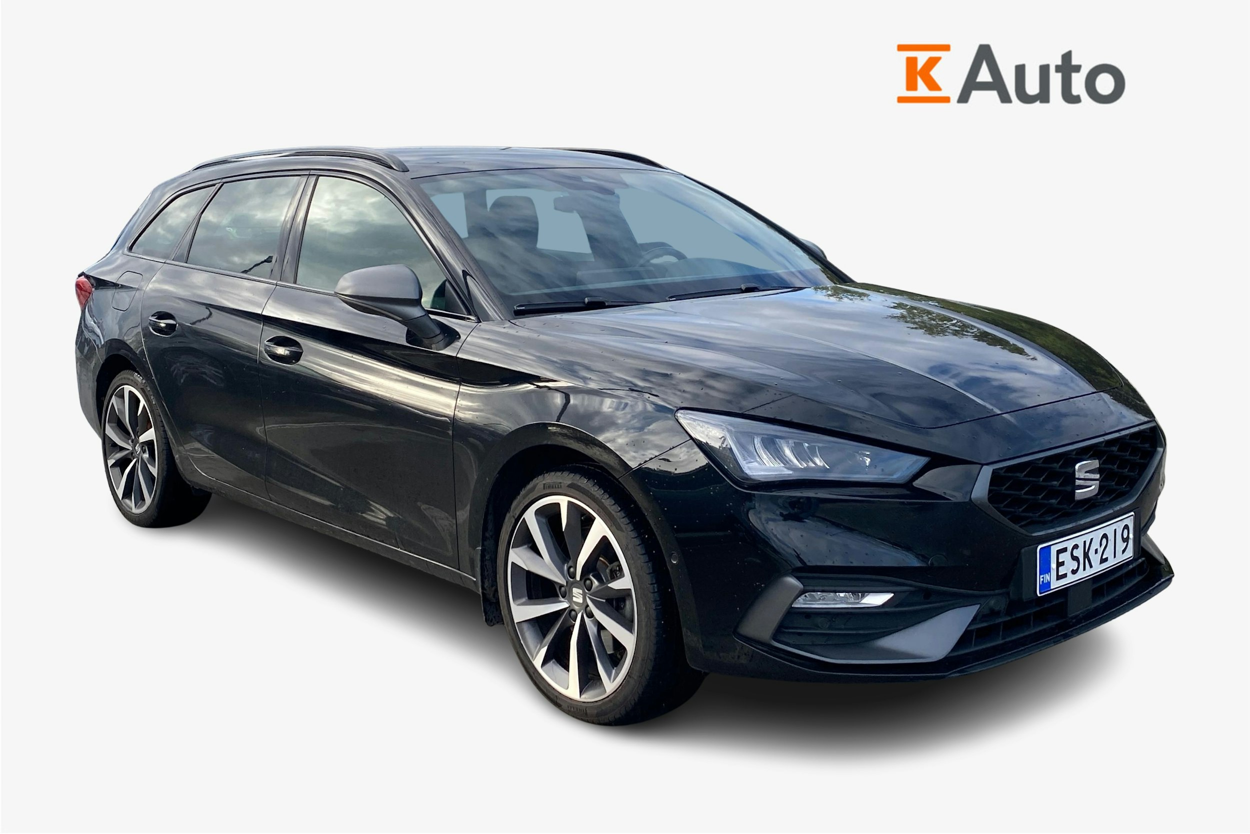 Musta SEAT LEON SPORTSTOURER 2021 kuva 1.