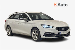 valkoinen SEAT Leon Sportstourer 2021 kuva 1.