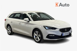 valkoinen SEAT Leon Sportstourer 2021 kuva 1.