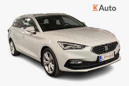 valkoinen SEAT Leon Sportstourer 2021 kuva 1.