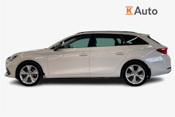 valkoinen SEAT Leon Sportstourer 2021 kuva 6.