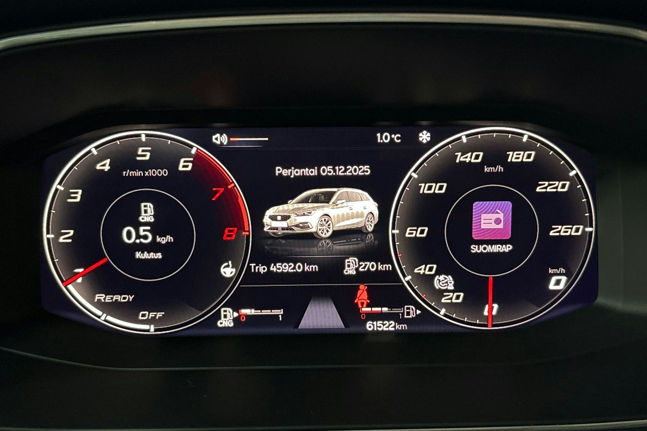 valkoinen SEAT Leon Sportstourer 2023 kuva 15.