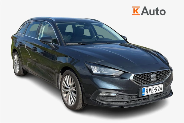 SEAT Leon Sportstourer 1,5 eTSI 150 Hybrid Xcellence DSG | Mukautuva vakionopeudensäädin | Keyless | Vetokoukku |