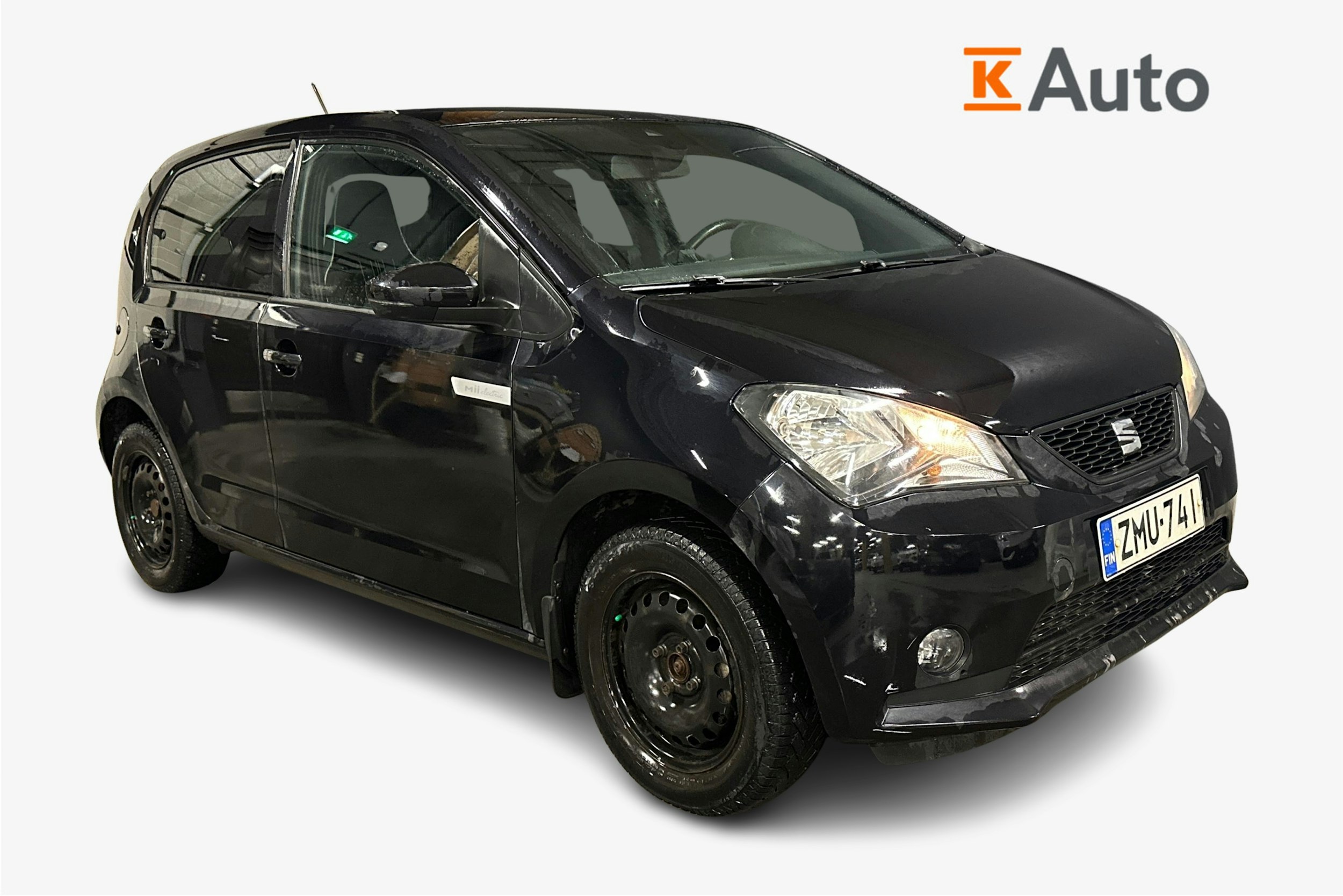 musta SEAT Mii electric 2020 kuva 1.