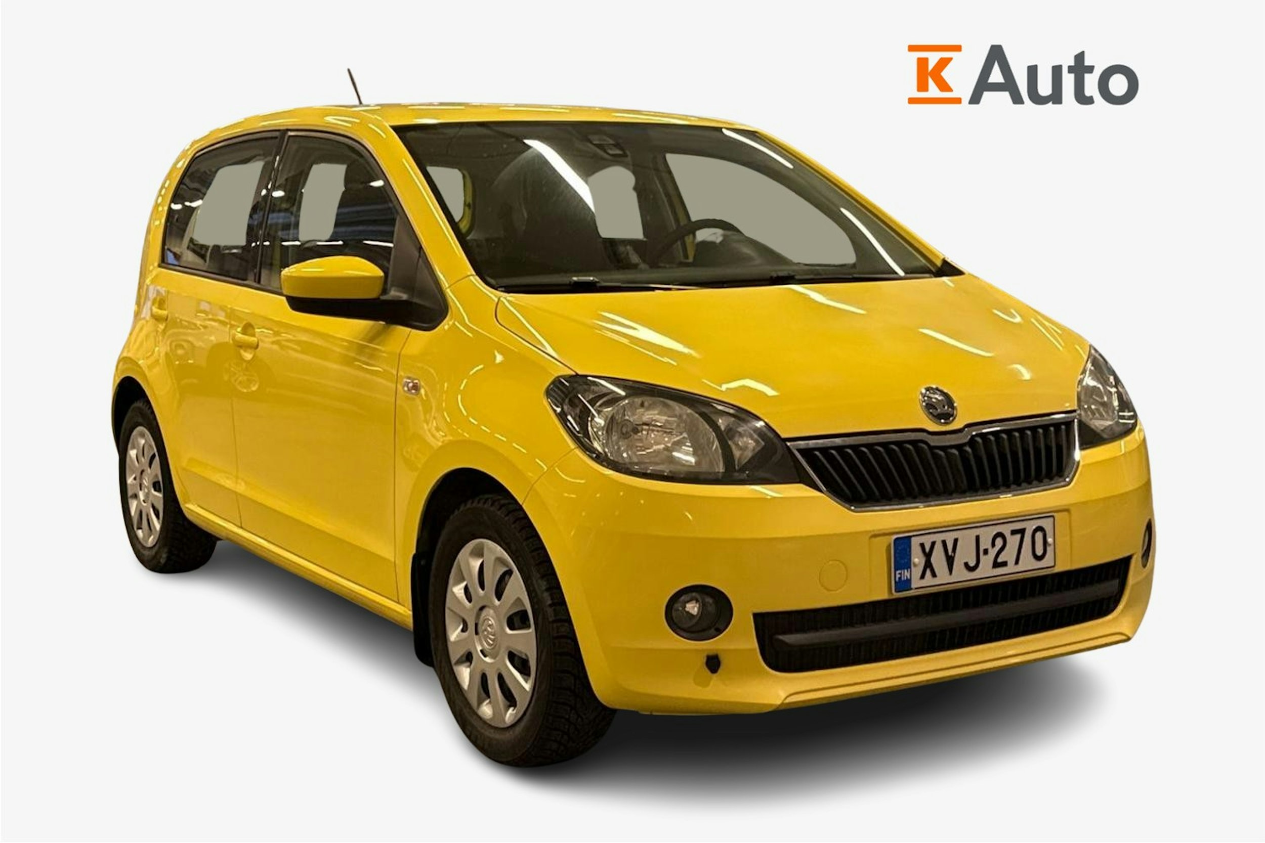 Keltainen Skoda CITIGO 2014 kuva 1.