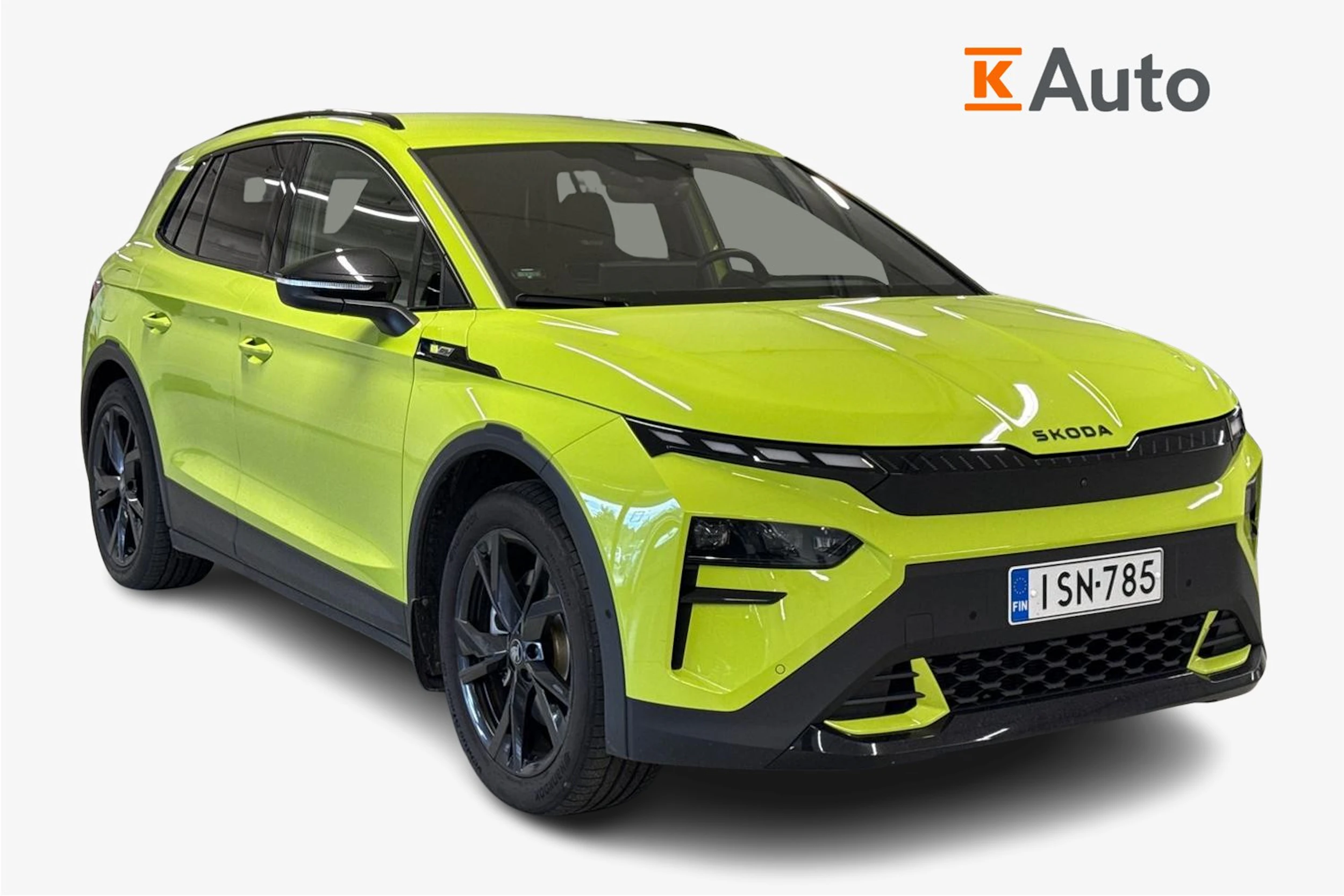 Vihreä Skoda Elroq 2025 kuva 1.