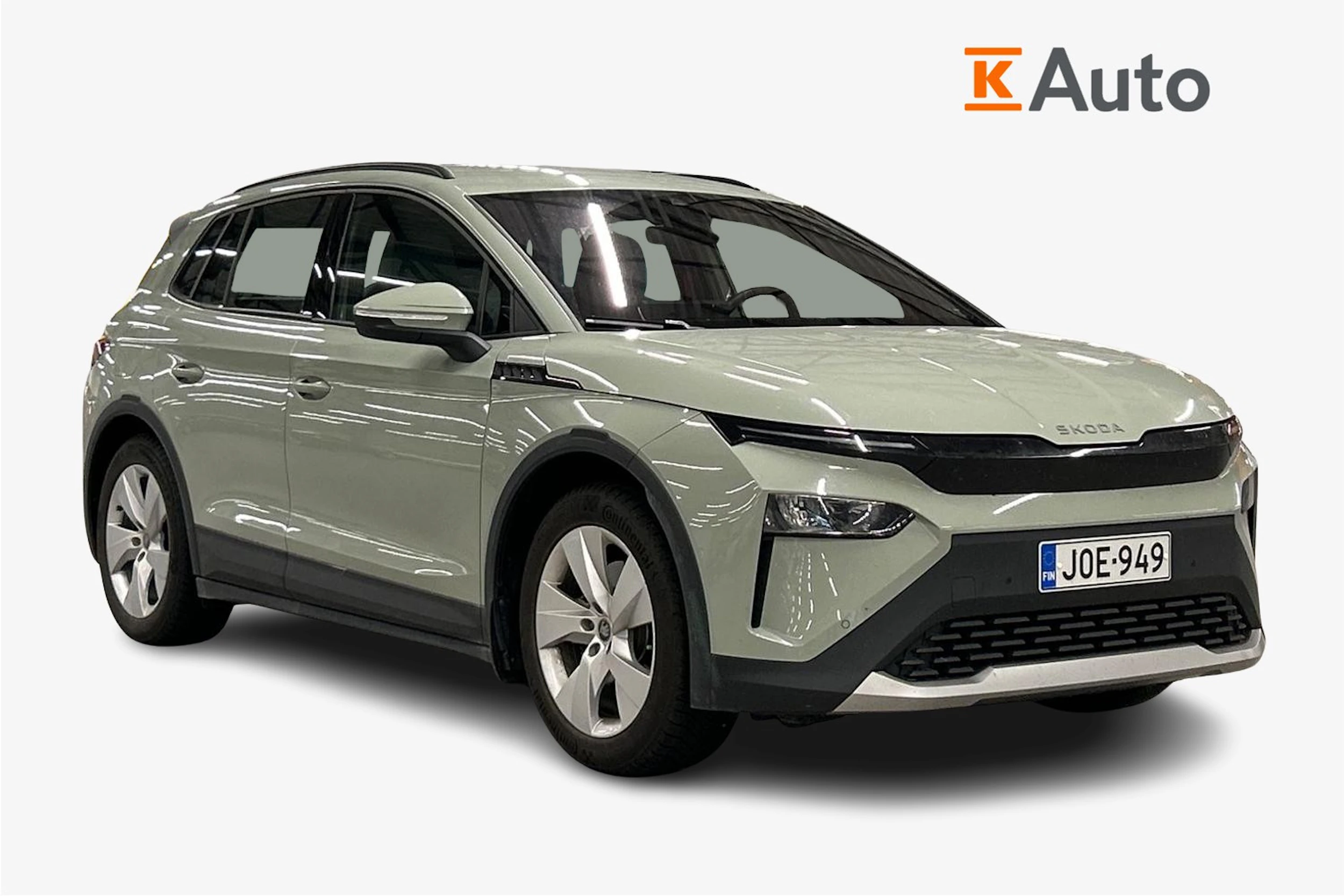 vihreä Skoda Elroq 2025 kuva 1.