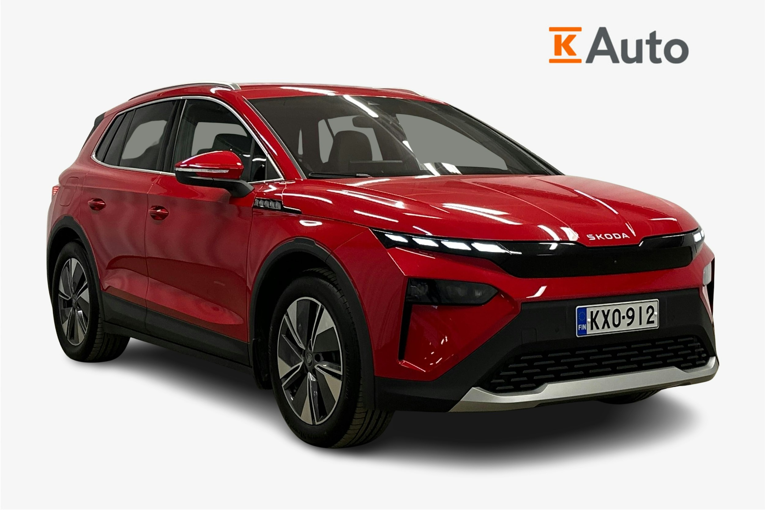 punainen Skoda Elroq 2025 kuva 1.