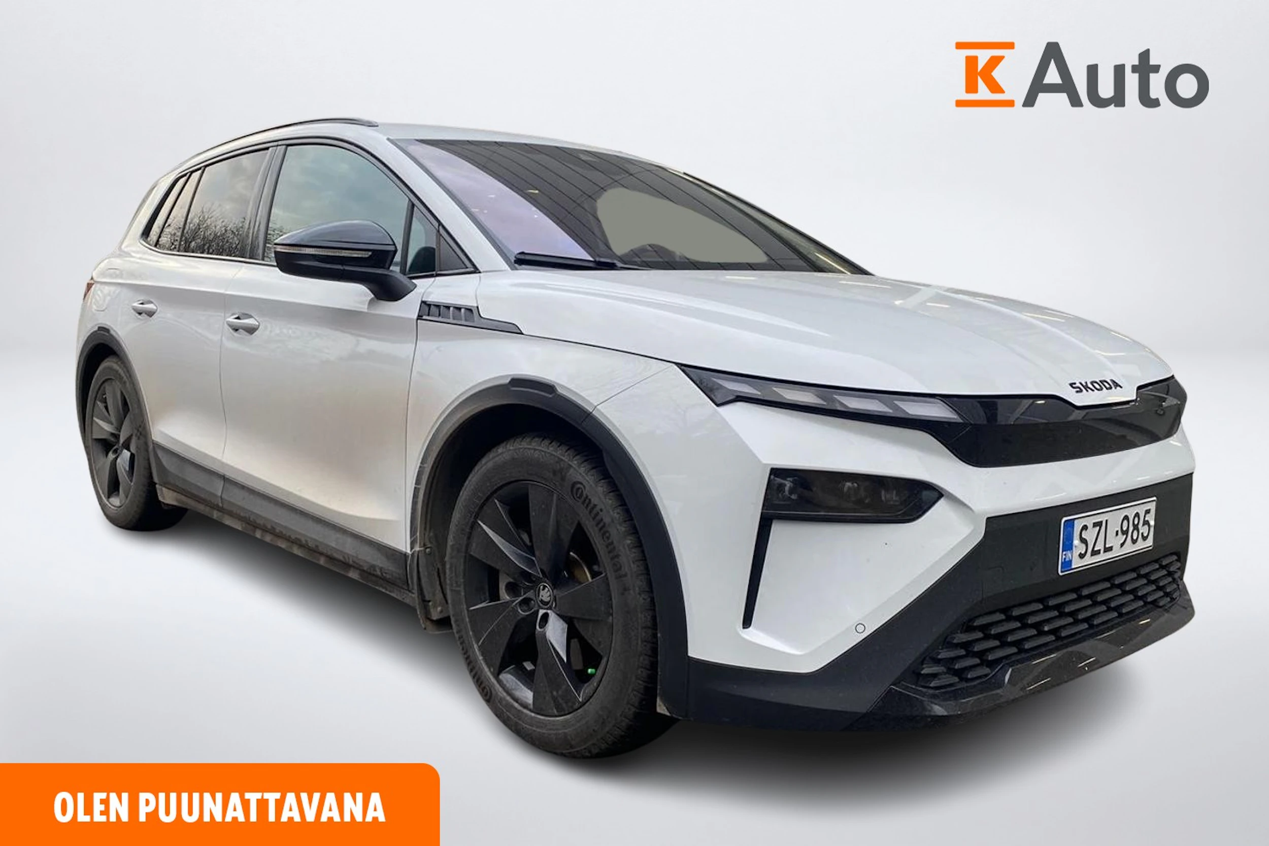 valkoinen Skoda Elroq 2025 kuva 1.