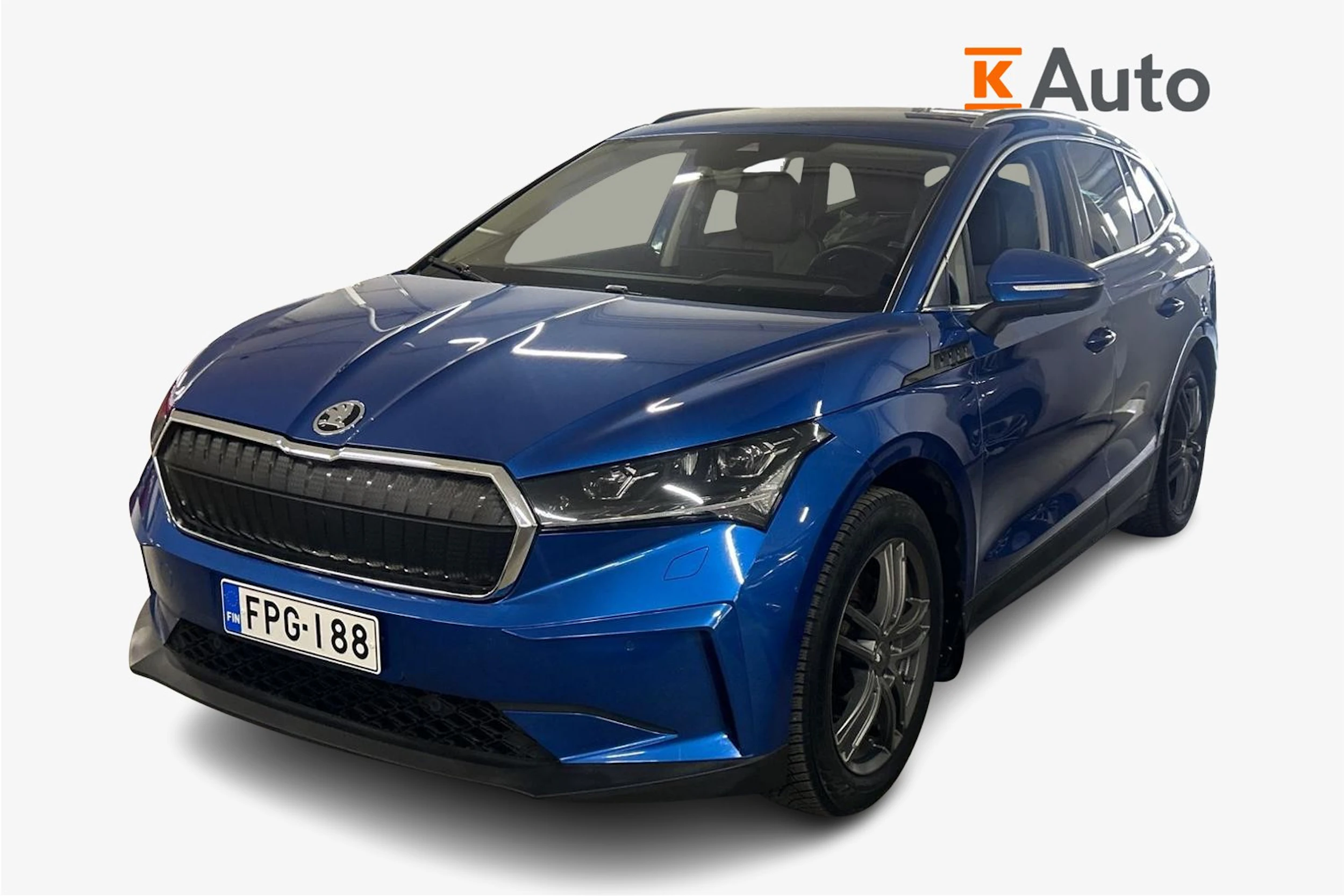 sininen Skoda Enyaq 2021 kuva 1.