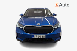 sininen Skoda Enyaq 2021 kuva 4.