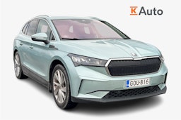 vihreä Skoda Enyaq 2021 kuva 1.