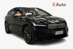 musta Skoda Enyaq 2022 kuva 1.