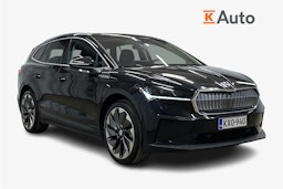musta Skoda Enyaq 2021 kuva 1.