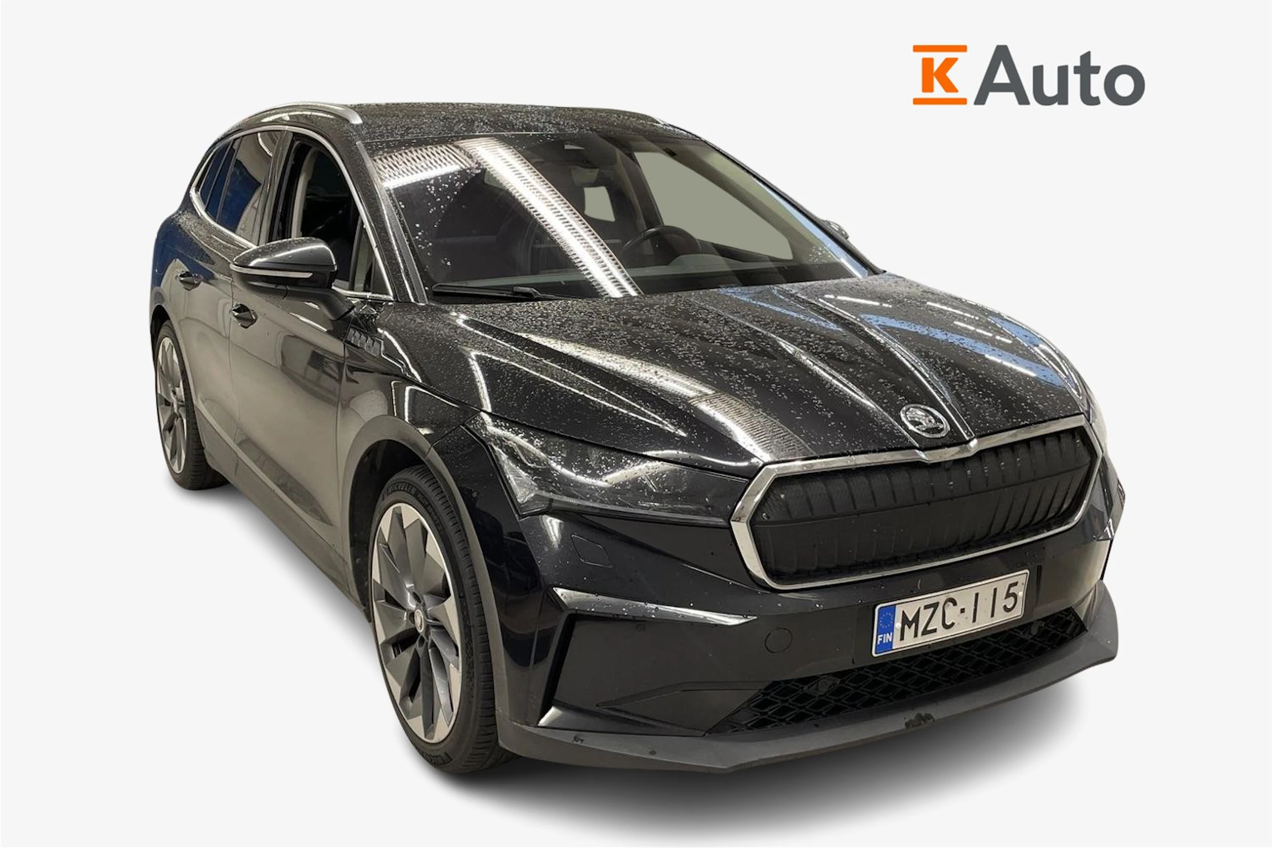 musta Skoda Enyaq 2021 kuva 1.