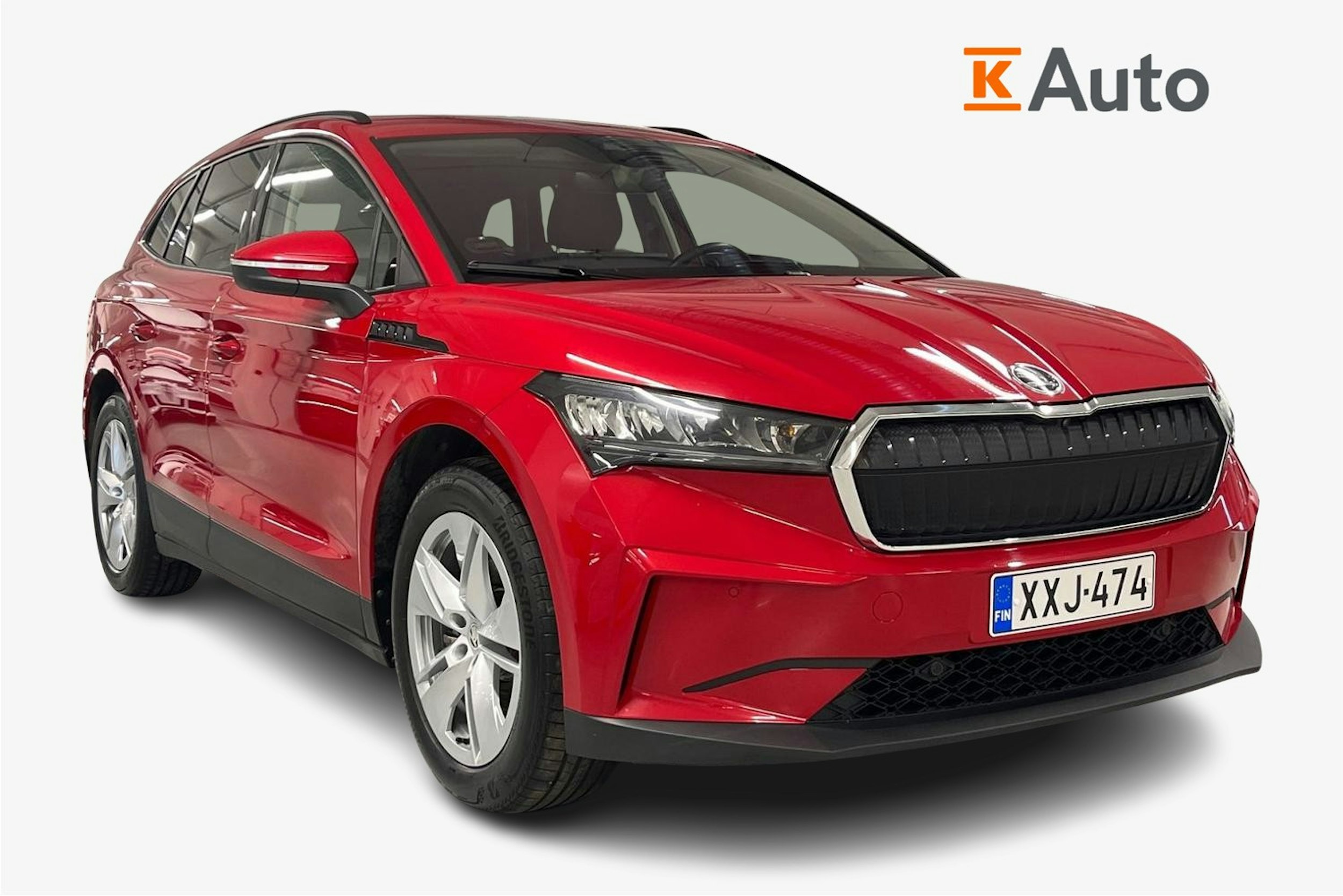 Punainen Skoda Enyaq 2021 kuva 1.