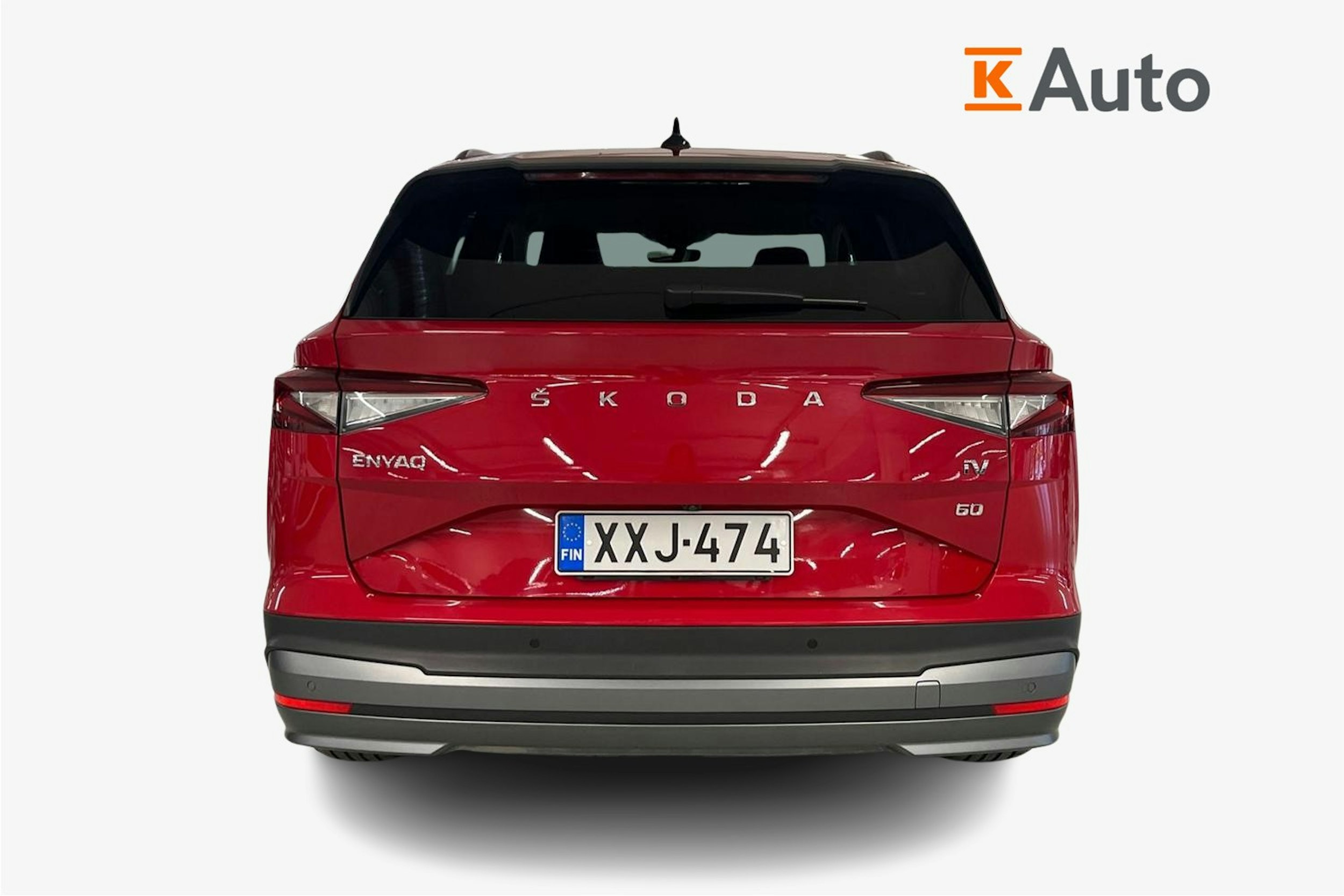 Punainen Skoda Enyaq 2021 kuva 3.