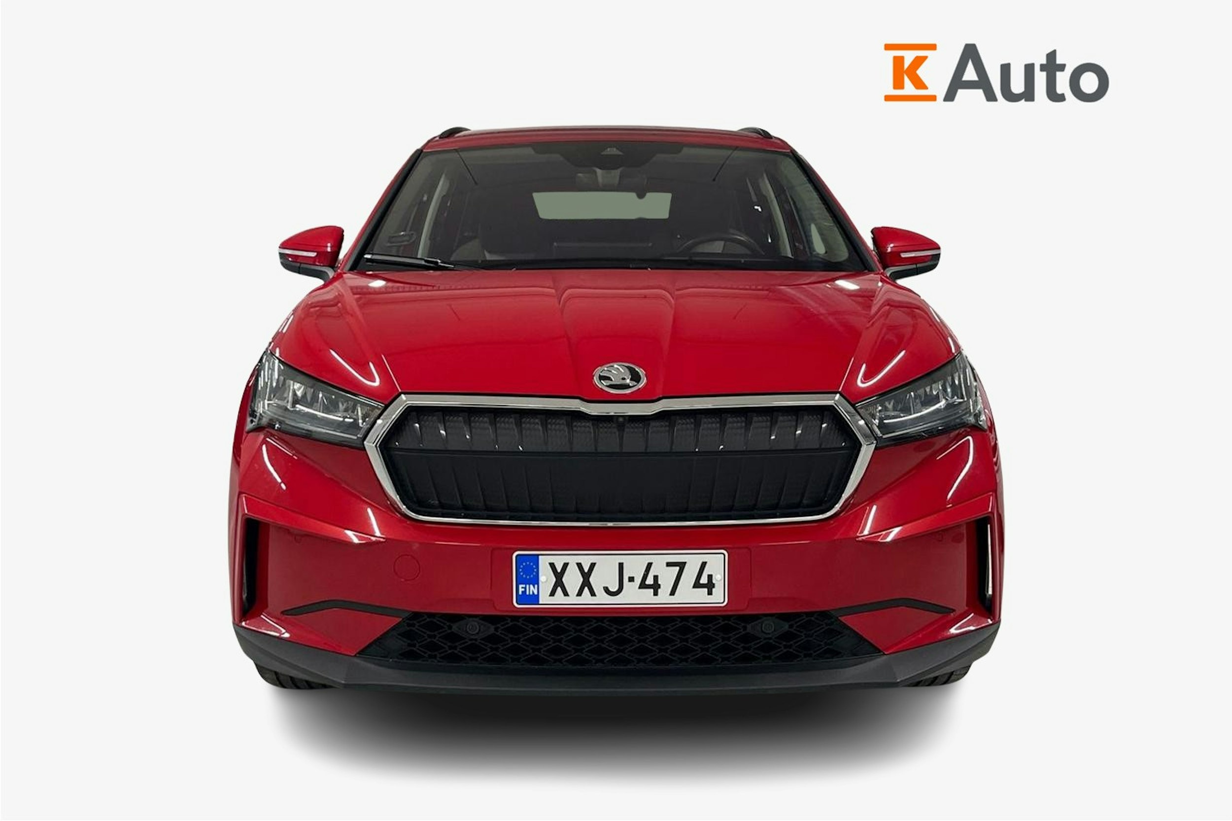 Punainen Skoda Enyaq 2021 kuva 5.