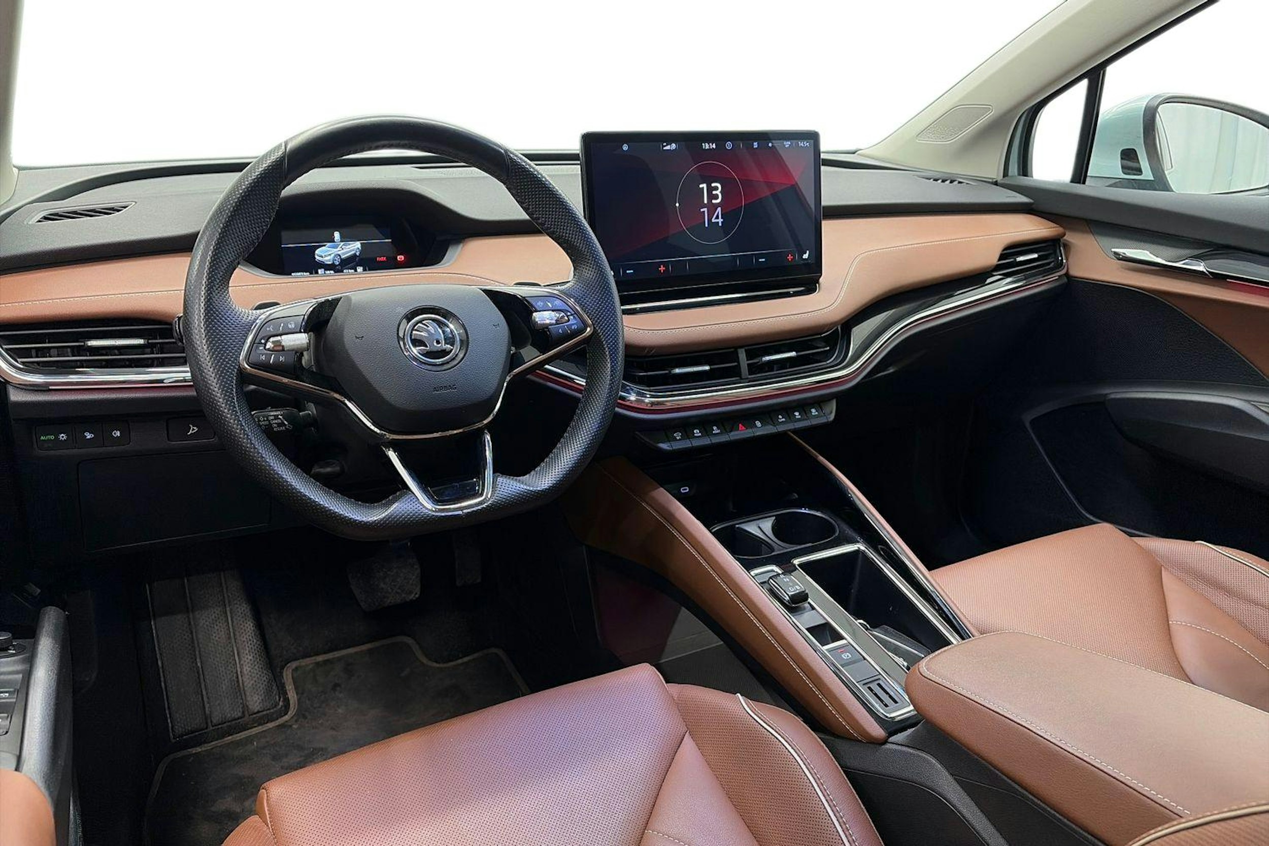 vihreä Skoda Enyaq 2021 kuva 7.