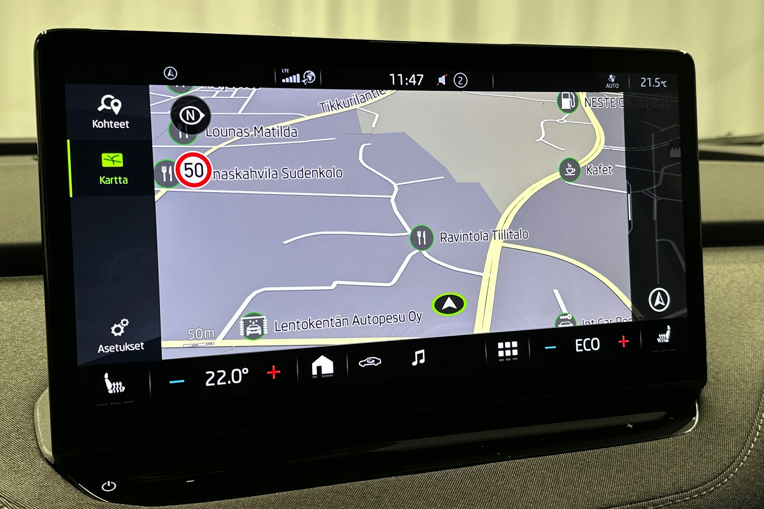 sininen Skoda Enyaq 2022 kuva 22.