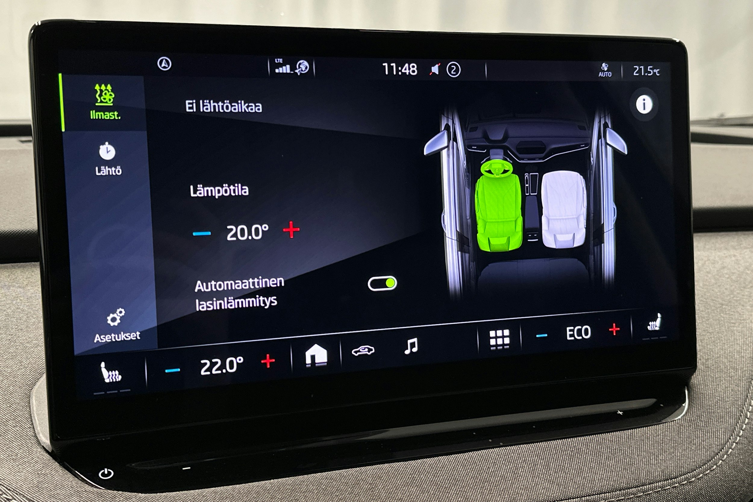 sininen Skoda Enyaq 2022 kuva 26.