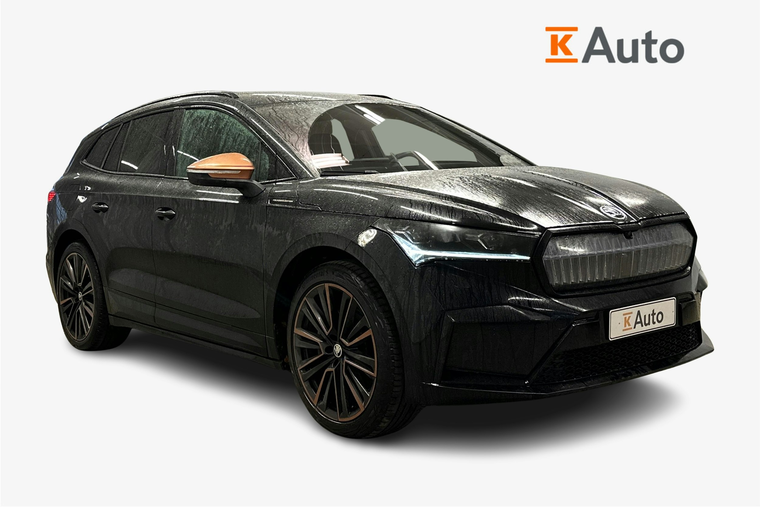 musta Skoda Enyaq 2022 kuva 1.