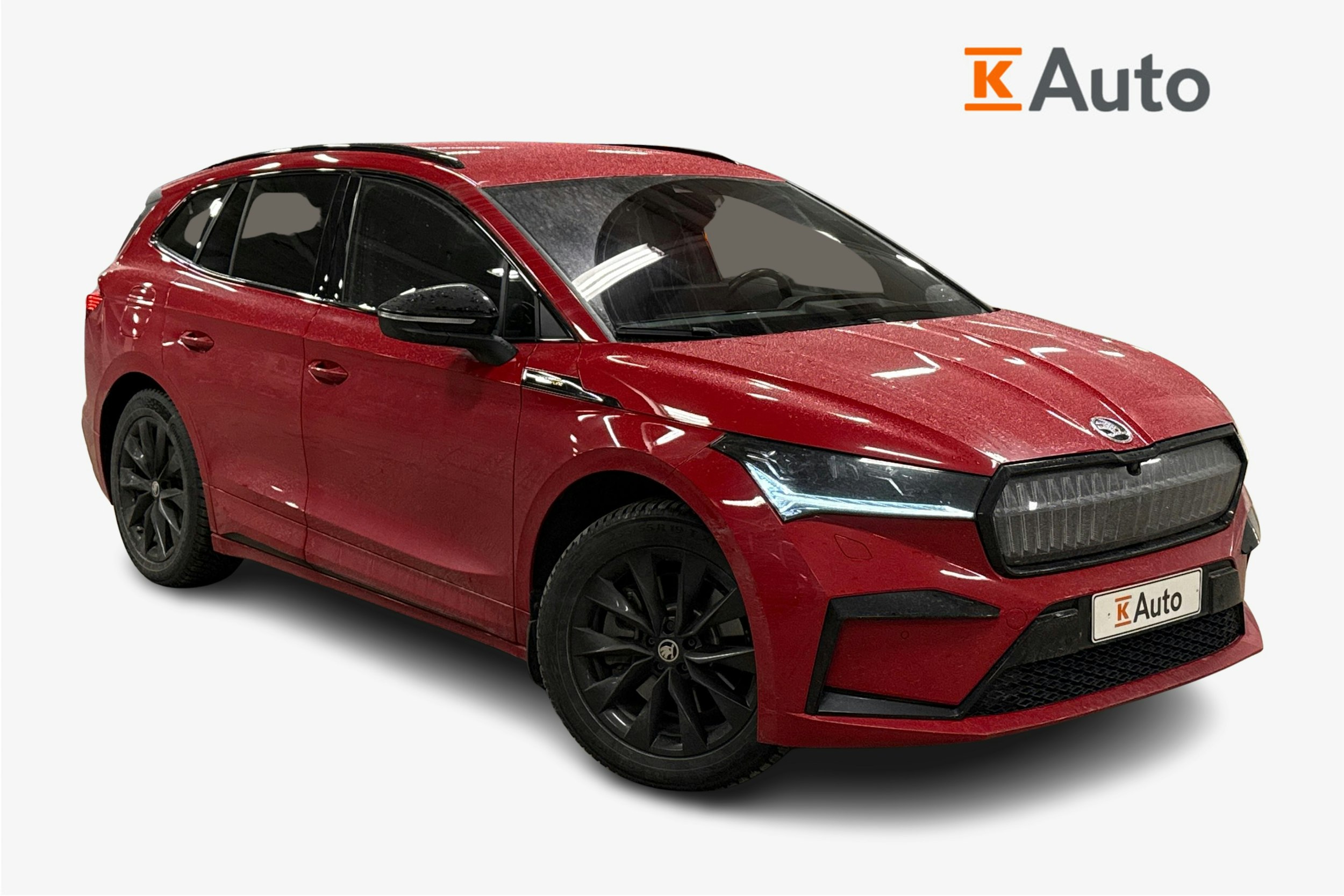 punainen Skoda Enyaq 2022 kuva 1.