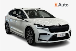 valkoinen Skoda Enyaq 2022 kuva 1.
